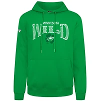 Men's Levelwear Green Minnesota Wild St. Patrick's Day Podium Hoodie