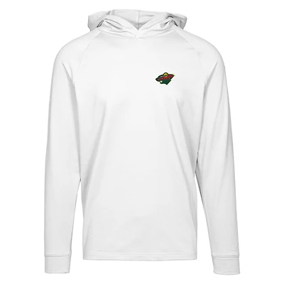 Men's Levelwear White Minnesota Wild Dimension Insignia Core Pullover Hoodie
