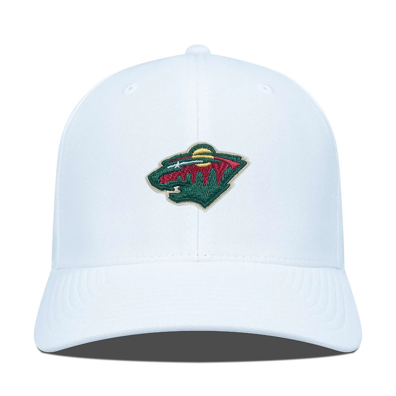Casquette ajustable blanche Minnesota Wild Fusion pour homme Levelwear
