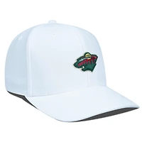 Men's Levelwear White Minnesota Wild  Fusion Adjustable Hat