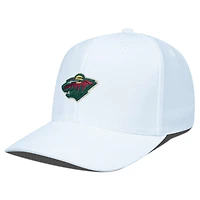 Men's Levelwear White Minnesota Wild  Fusion Adjustable Hat