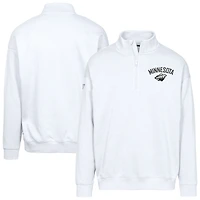 Men's Levelwear  White Minnesota Wild Murray City Capsule Quarter-Zip Sweatshirt