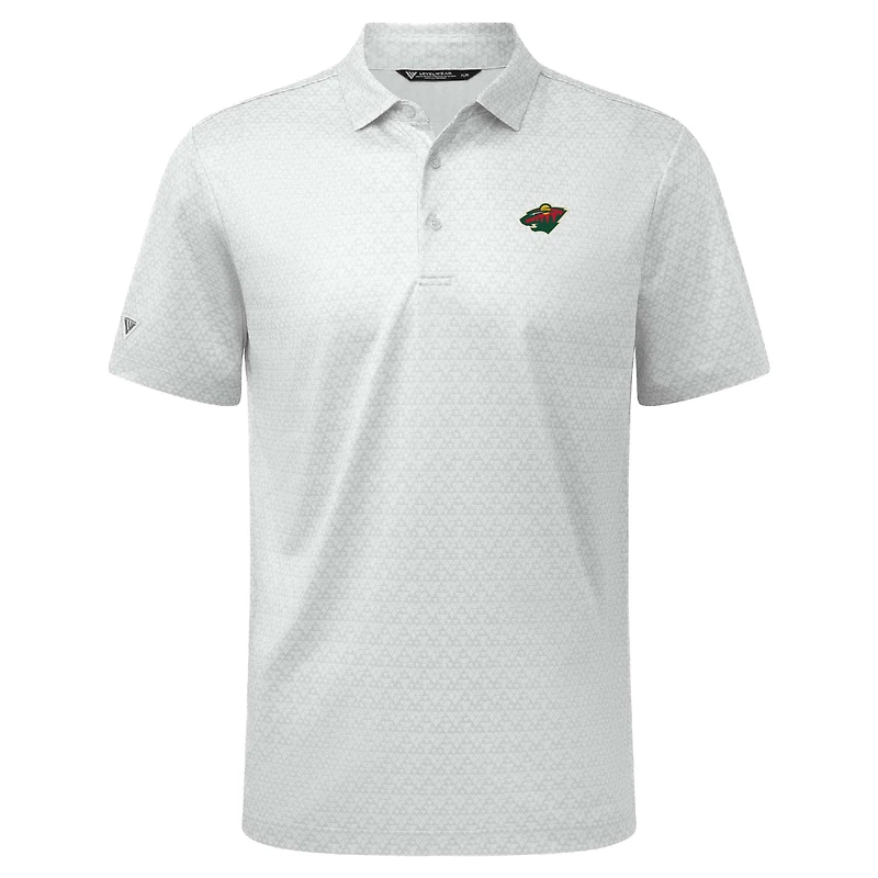 Men's Levelwear White Minnesota Wild System Insignia Core Polo