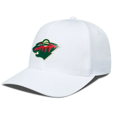 Men's Levelwear White Minnesota Wild Zephyr Insignia Core Structured Adjustable Hat