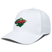 Men's Levelwear White Minnesota Wild Zephyr Insignia Core Structured Adjustable Hat