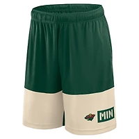 Men's Logo Athletic Green Minnesota Wild Best of the Shorts