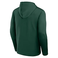 Sweat à capuche vert athlétique avec logo pour homme des Wild du Minnesota