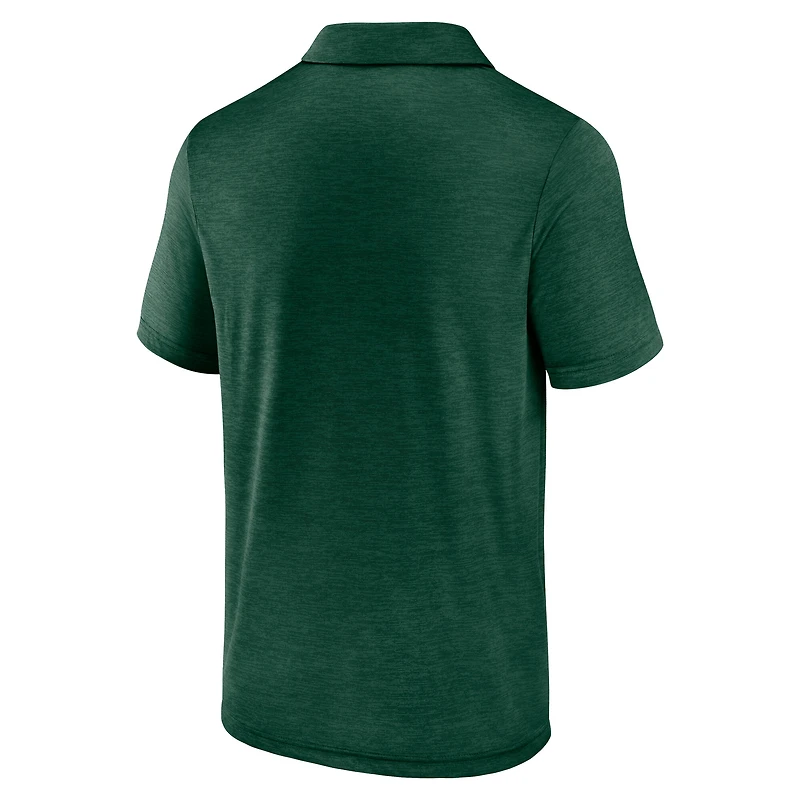 Men's Logo Athletic Green Minnesota Wild Unstoppable Polo