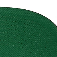 Men's Mitchell & Ness  Black Minnesota Wild Busted Logo Wordmark Wrap-Around Pro Pinch Adjustable Hat
