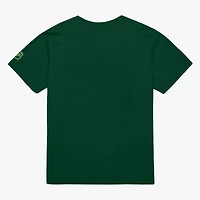 Men's Mitchell & Ness Green Minnesota Wild Core Current Logo T-Shirt