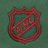 Men's Mitchell & Ness  Green Minnesota Wild Legendary Home Snapback Hat