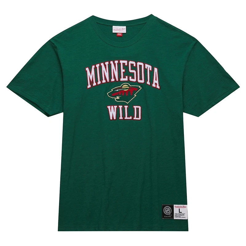 T-shirt flammé légendaire vert Minnesota Wild de Mitchell & Ness pour hommes