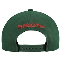 Casquette snapback Mitchell & Ness verte Minnesota Wild pour homme
