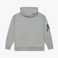 Men's Mitchell & Ness Heather Gray Minnesota Wild Team Up Hoodie