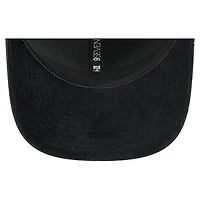 Casquette de camionneur ajustable en nylon matelassé noir Minnesota Wild New Era 9SEVENTY pour homme