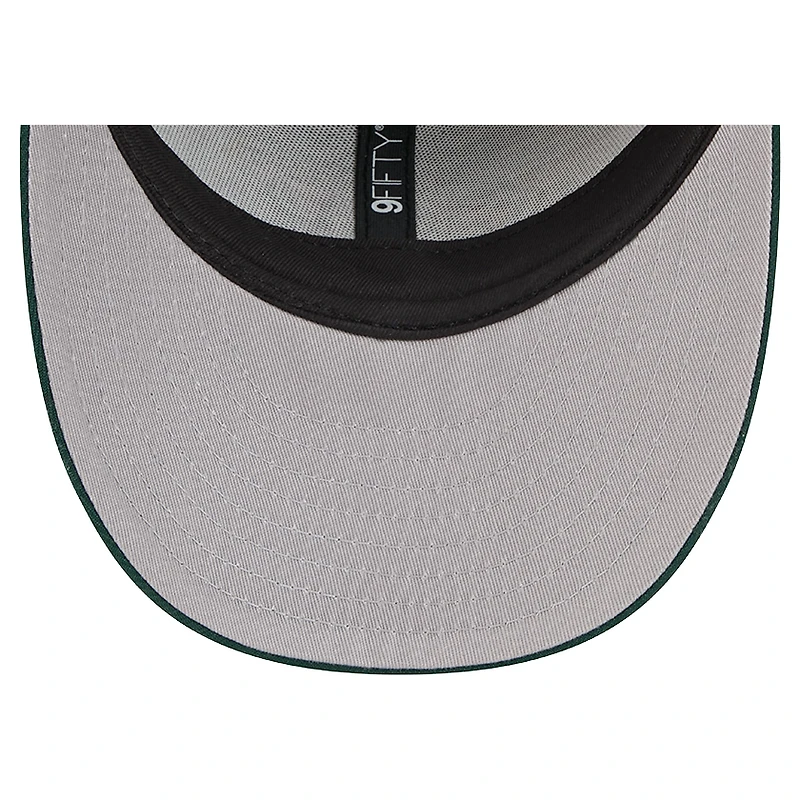 Men's New Era  Gray/Green Minnesota Wild Wool Pin Low Profile 9FIFTY Snapback Hat