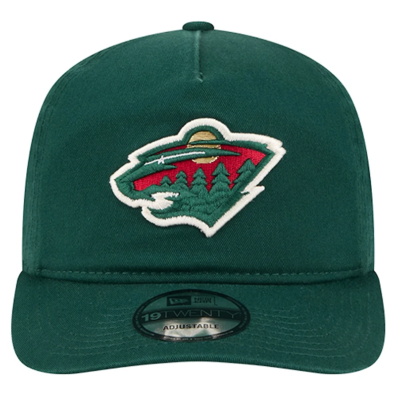 Casquette ajustable verte Minnesota Wild 19TWENTY pour homme de New Era