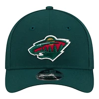 Casquette ajustable New Era verte Minnesota Wild COOLERA 9FORTY M-Crown pour homme