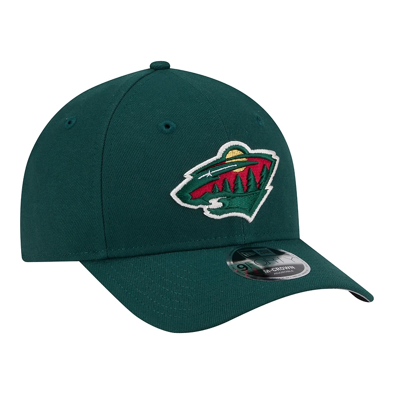 Men's New Era  Green Minnesota Wild COOLERA 9FORTY M-Crown Adjustable Hat