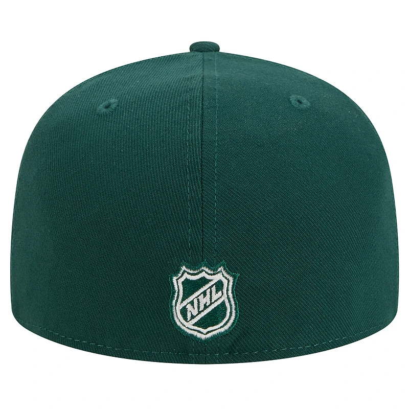 Casquette ajustée Minnesota Wild Core 59FIFTY verte New Era pour homme
