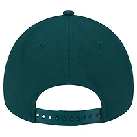 Men's New Era  Green Minnesota Wild Core A-Frame 9FORTY Adjustable Hat
