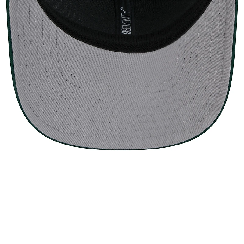 Men's New Era Green Minnesota Wild Core Trucker 9SEVENTY Stretch-Snap Hat