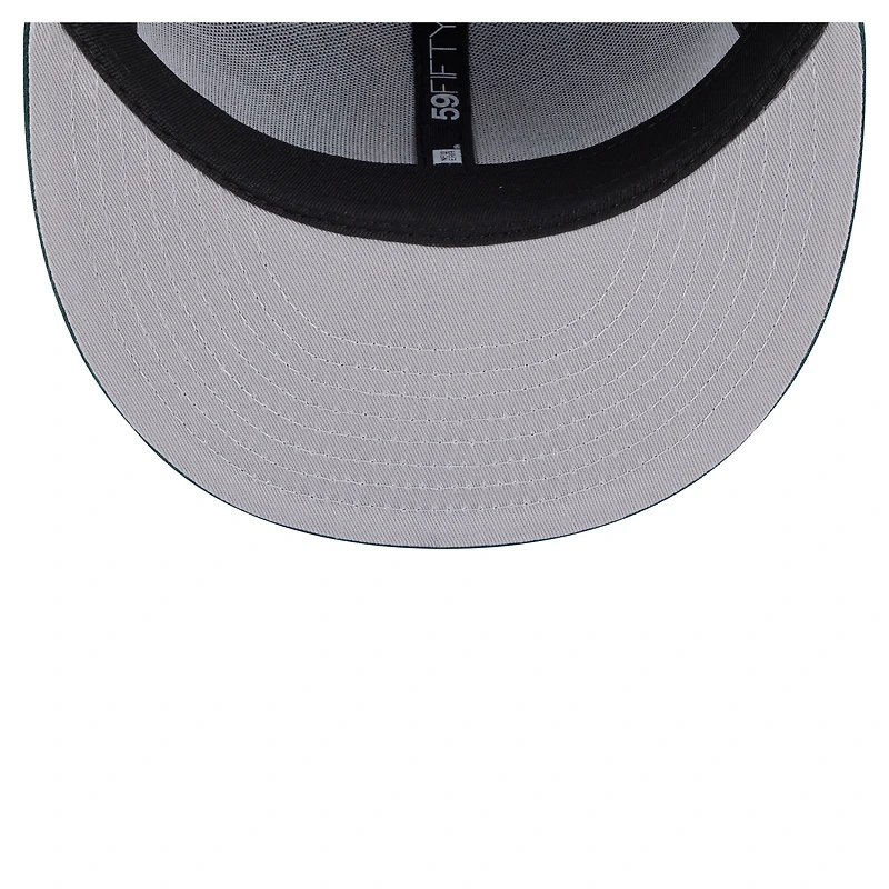 Casquette ajustée Deceptor 59FIFTY verte des Wild du Minnesota de New Era pour homme