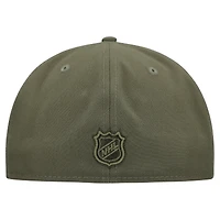 Men's New Era  Olive Minnesota Wild Military Appreciation Flag 59FIFTY Fitted Hat