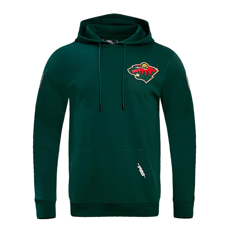 Sweat à capuche classique Pro Standard vert Minnesota Wild pour hommes