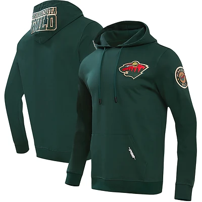 Sweat à capuche classique Pro Standard vert Minnesota Wild pour hommes