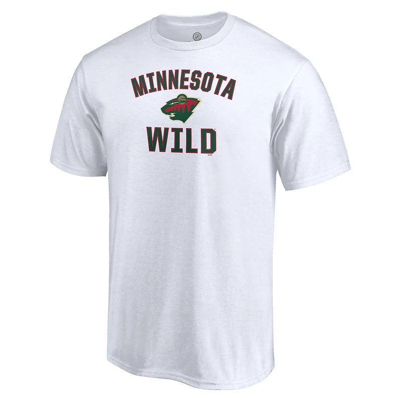 Men's White Minnesota Wild Victory Arch T-Shirt