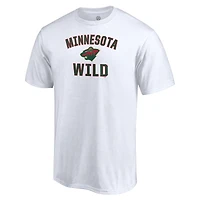 Men's  White Minnesota Wild Victory Arch T-Shirt