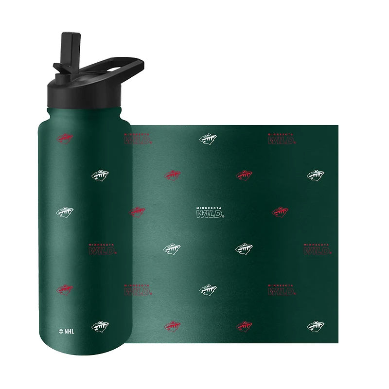 Bouteille de boisson désaltérante Minnesota Wild de 34 oz.