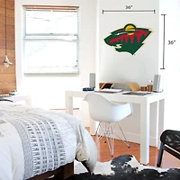 Minnesota Wild - 36'' x 36'' Équipe Repositionnable Vinyl Sticker Mural
