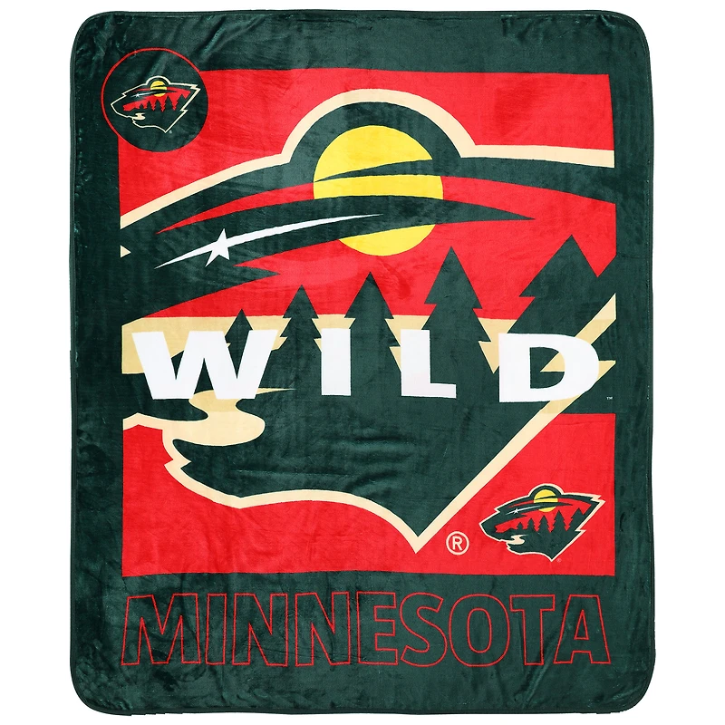 Couverture Raschel Minnesota Wild 50'' x 60''