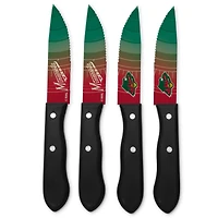 Minnesota Wild - Ensemble de 4 couteaux à steak