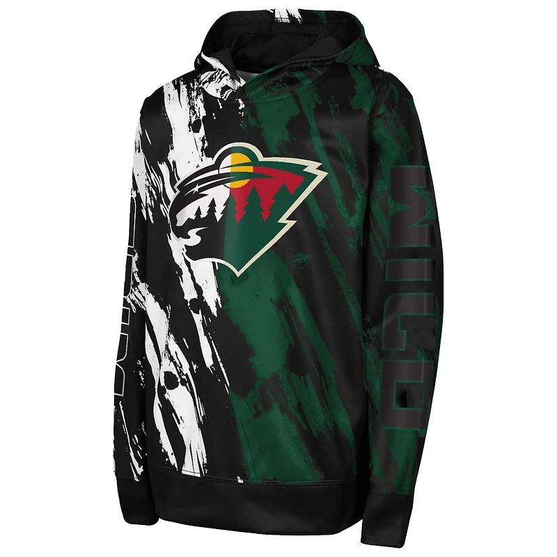 Sweat à capuche vert préscolaire Minnesota Wild Master Snipe