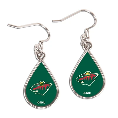 Boucles d'oreilles WinCraft Minnesota Wild Tear Drop