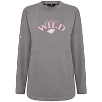 Sweat-shirt à col roulé Beaudry pour la fête des mères du Minnesota Wild gris femme