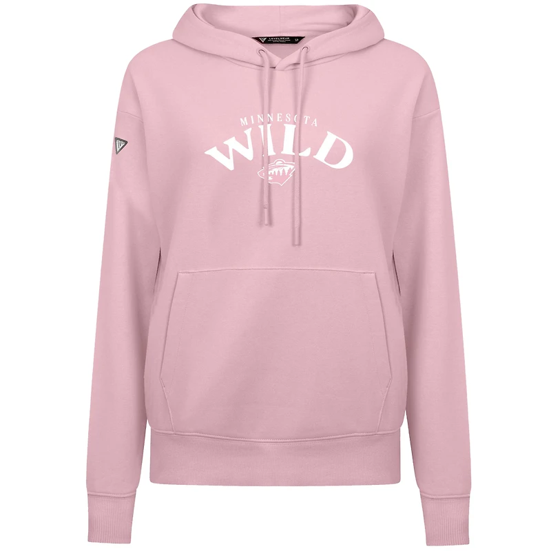 Sweat à capuche rose clair Minnesota Wild Mother's Day Adorn pour femme Levelwear