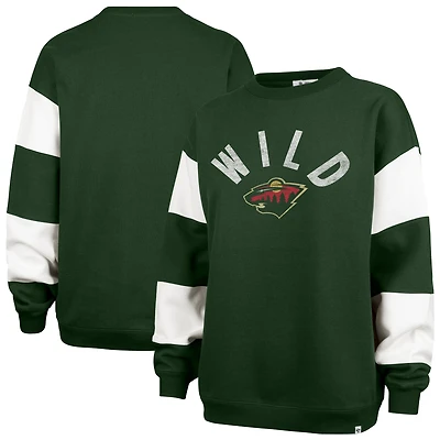 Sweat-shirt à capuche vert Minnesota Wild Eephus Barred pour femme '47