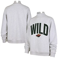 Sweat-shirt « Minnesota Wild Subtle Muse » gris chiné pour femme, modèle 47