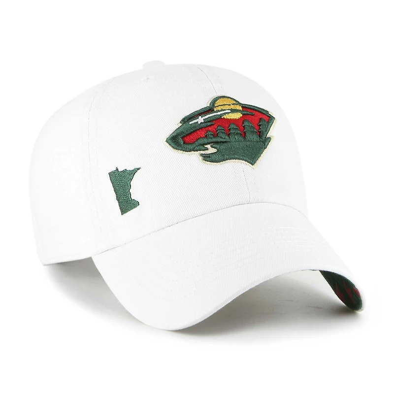 Chapeau réglable '47 blanc Minnesota Wild Confetti Clean Up pour femmes