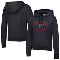 Sweat à capuche Champion noir Minnesota Wild pour femme