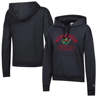 Women's Champion Minnesota Wild Arched Pill Box Hoodie