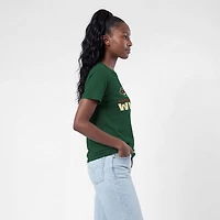 Women's Champion  Green Minnesota Wild Wordmark Lockup T-Shirt