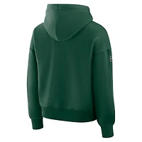 Women's Fanatics Green Minnesota Wild Authentic Pro Primary Pullover Hoodie