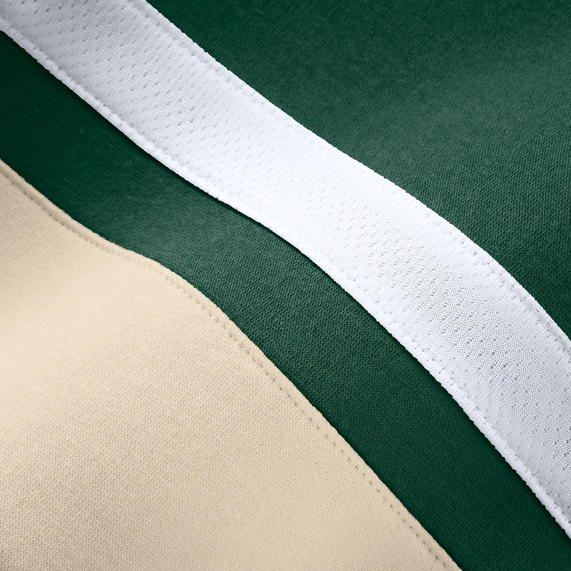 Sweat-shirt à lacets manches longues et imprimé glaçage vert Fanatics pour femme, Minnesota Wild