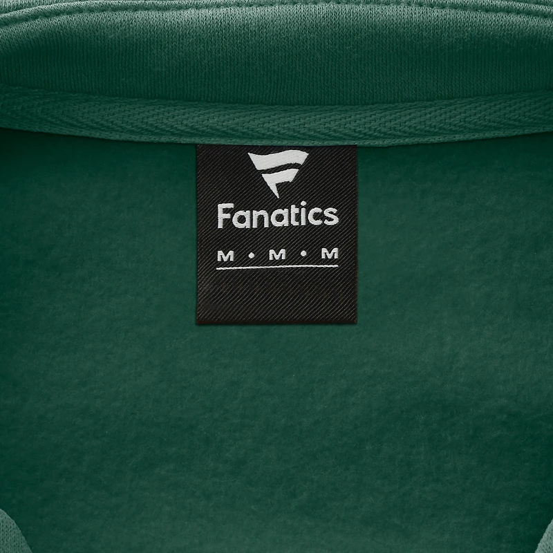 Sweat-shirt à lacets manches longues et imprimé glaçage vert Fanatics pour femme, Minnesota Wild