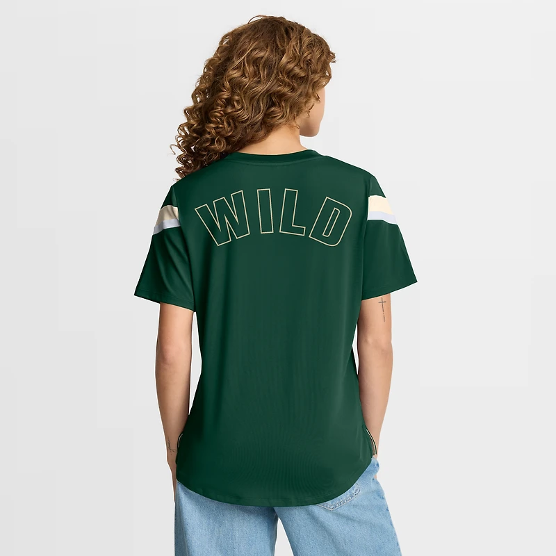 T-shirt Athena Offside vert Minnesota Wild pour femme
